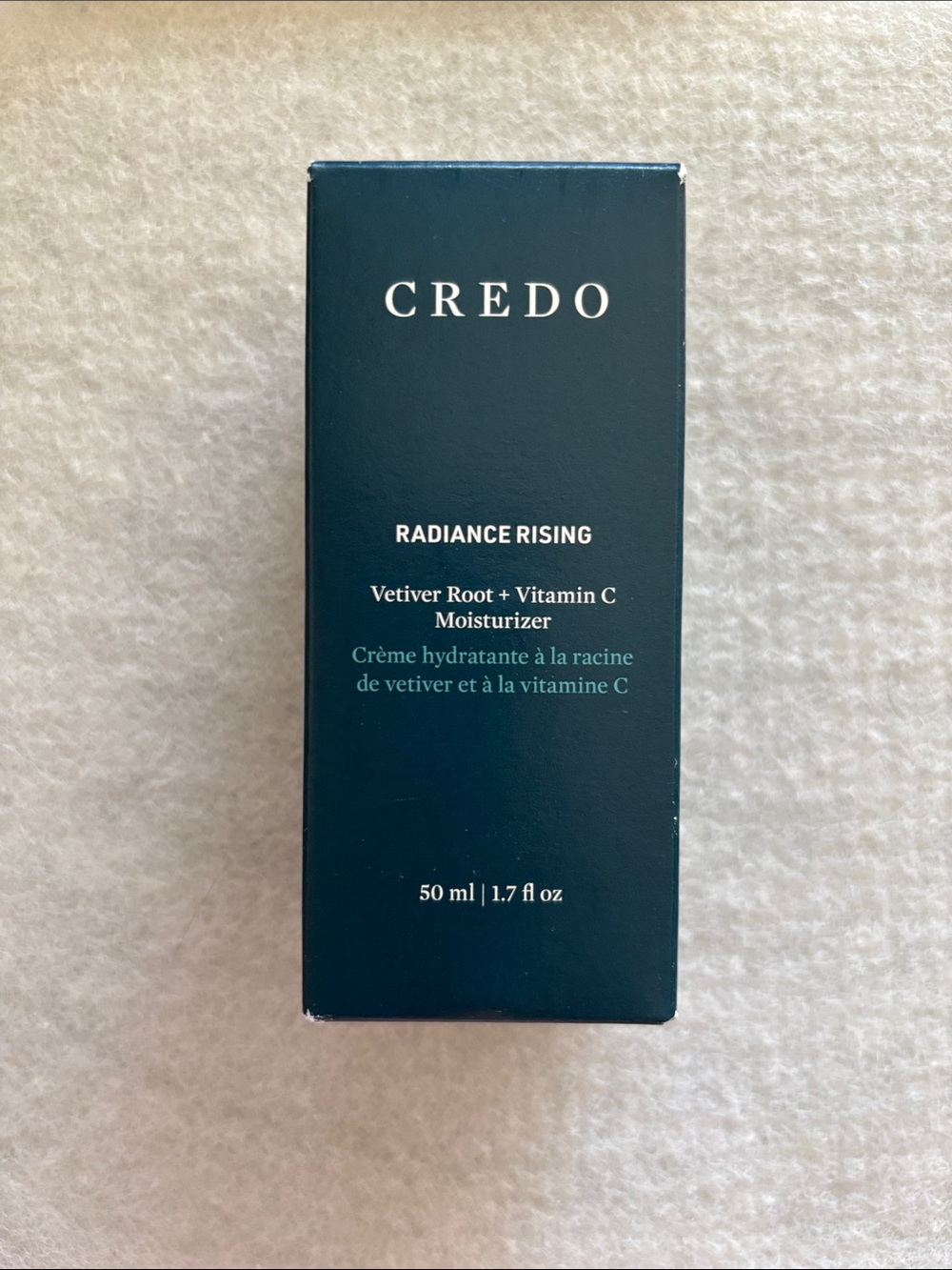 Credo Radiance Rising Vetiver Root + Vitamin C Moisturizer NWT 1.7 oz